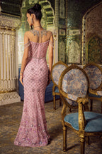 Iris Gown With Cape