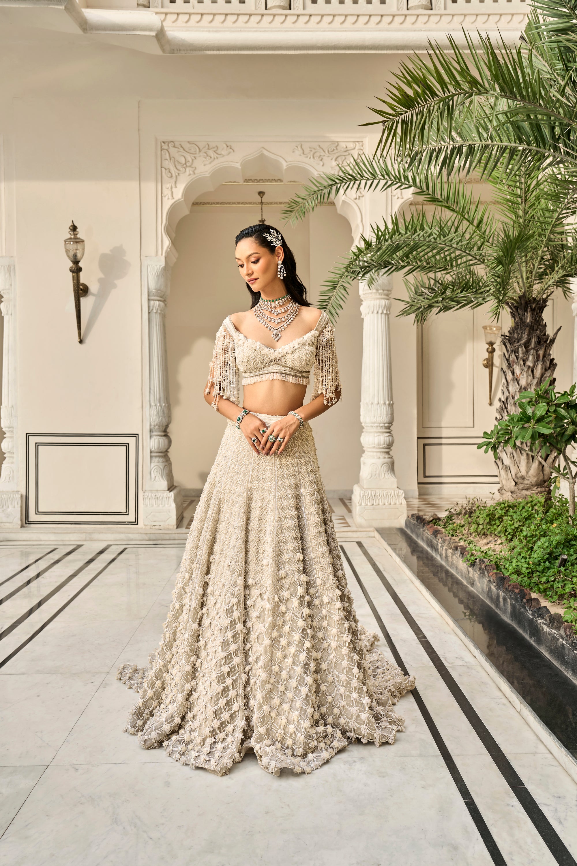 Inara Lehenga with Veil