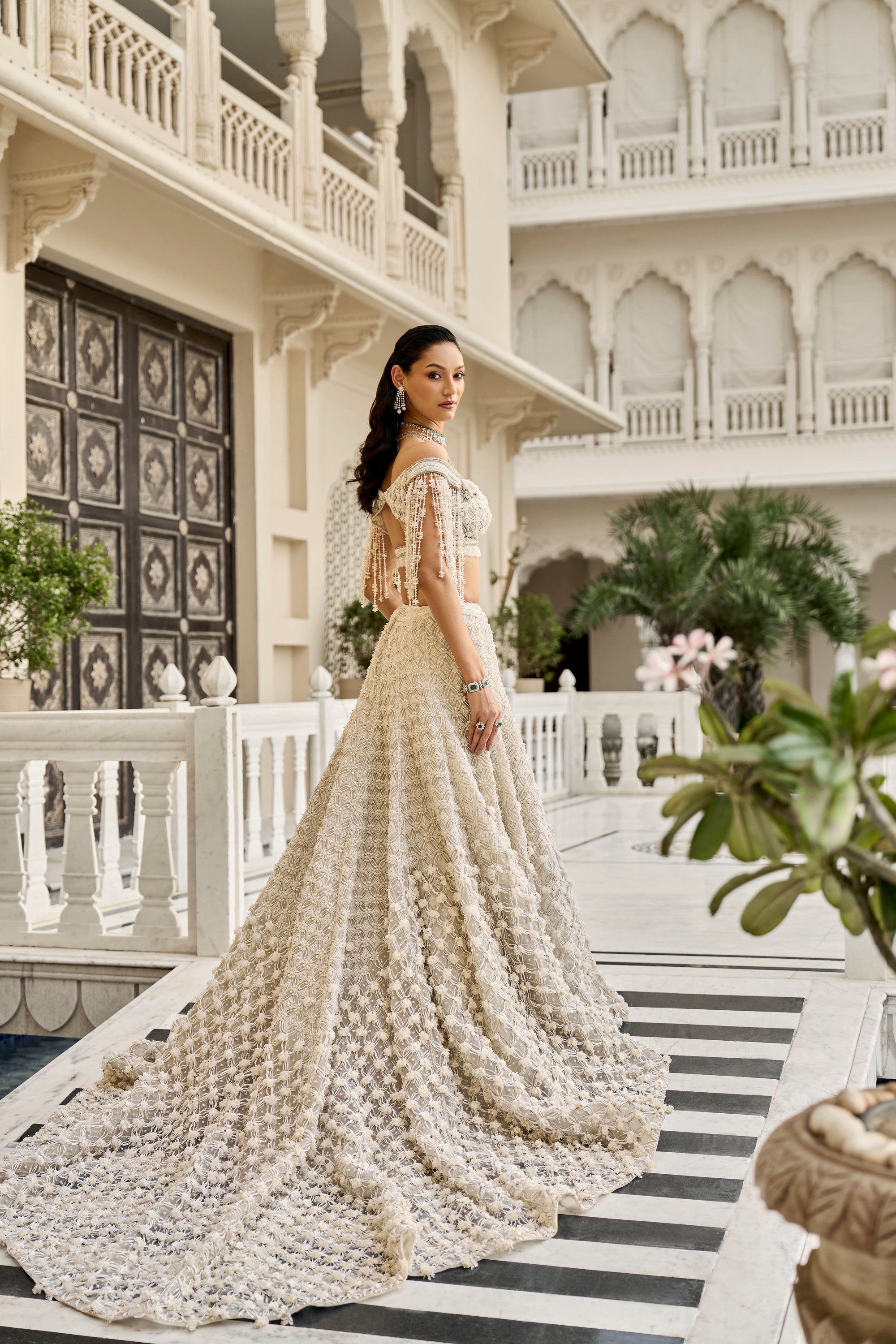 Inara Lehenga with Veil