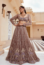 Scintilla Mocha Lehenga
