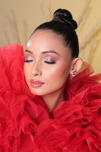 Red Agnes Bejewelled Gown