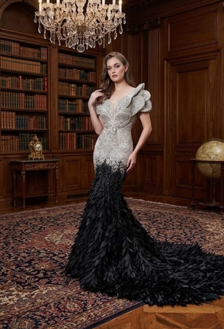 Mezze Luna Gown