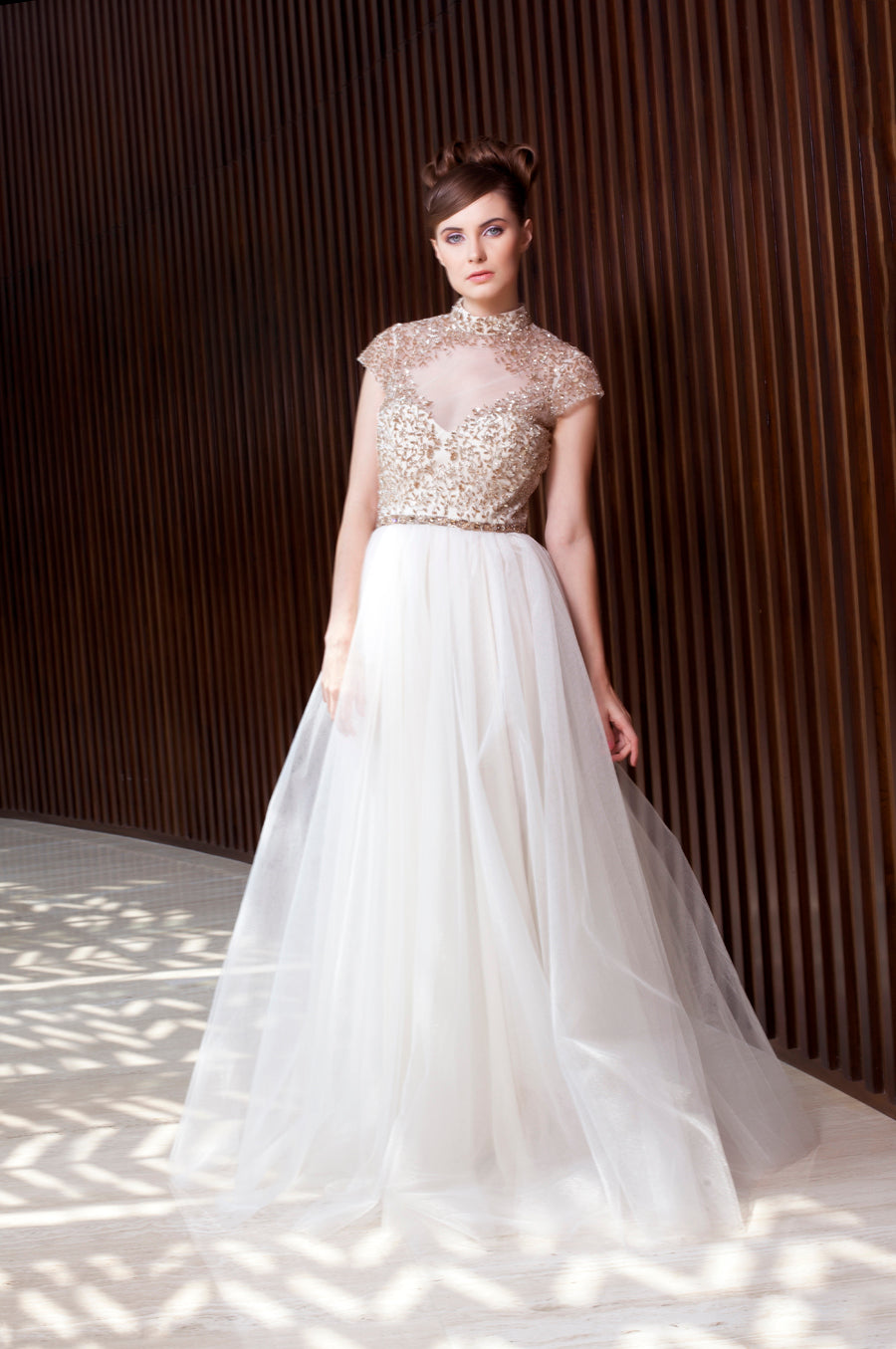 Zara Tulle Gown - Exquisite Handcrafted Luxury | AmitGT Couture