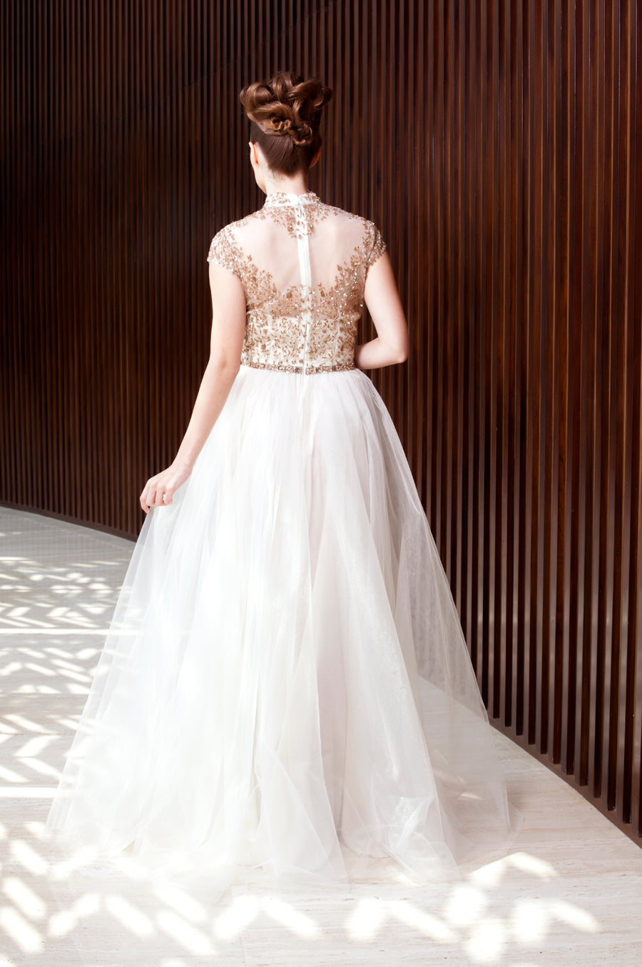 Zara Tulle Gown - Exquisite Handcrafted Luxury | AmitGT Couture