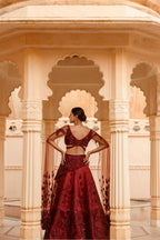 Wadiyan Lehenga - Exquisite Handcrafted Indian Ethnic Wear | AmitGT Couture