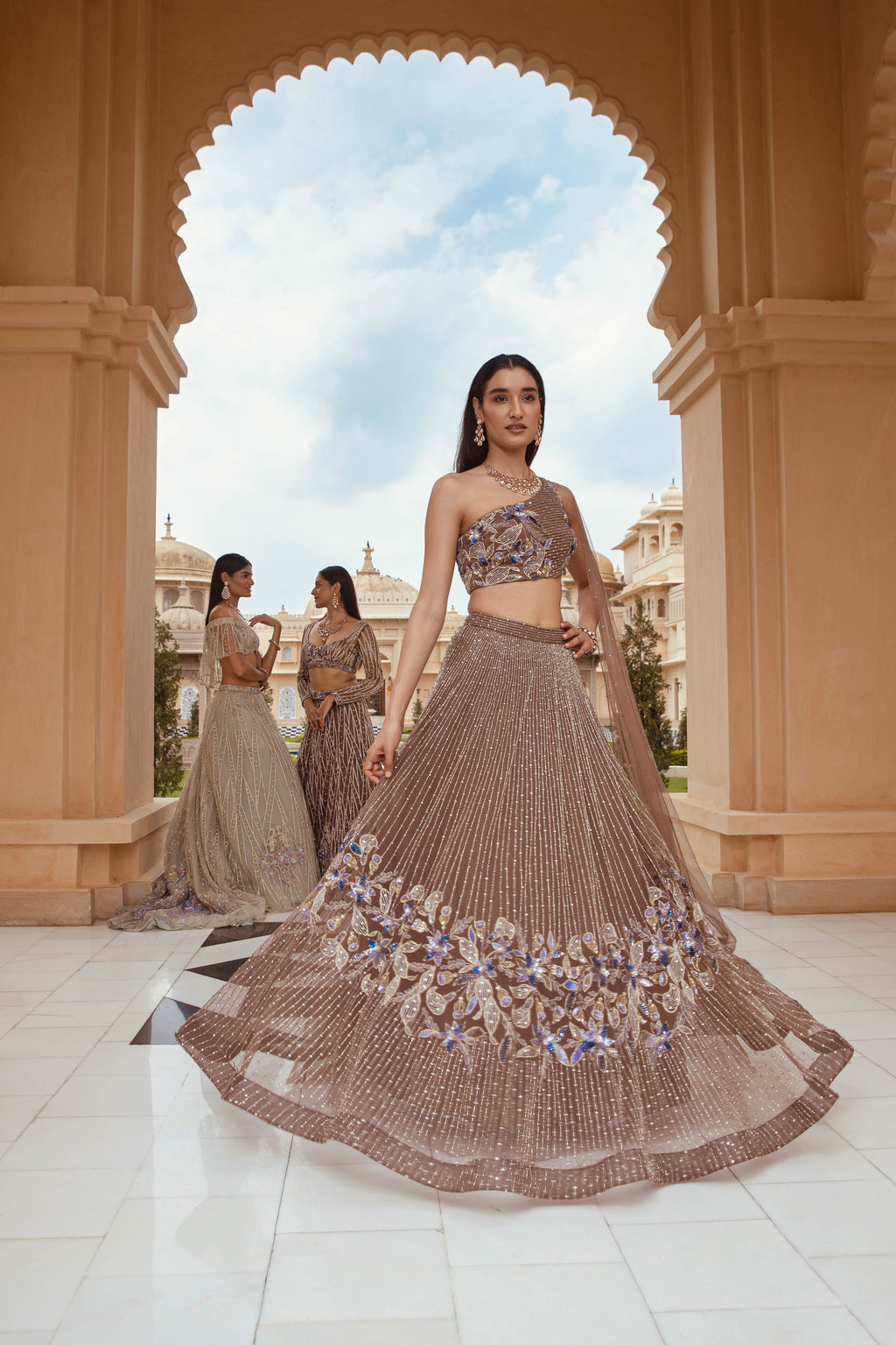 Zeba Lehenga - Exquisite Handcrafted Indian Ethnic Wear | AmitGT Couture