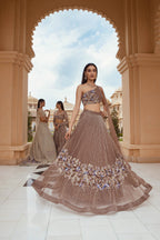 Zeba Lehenga - Exquisite Handcrafted Indian Ethnic Wear | AmitGT Couture
