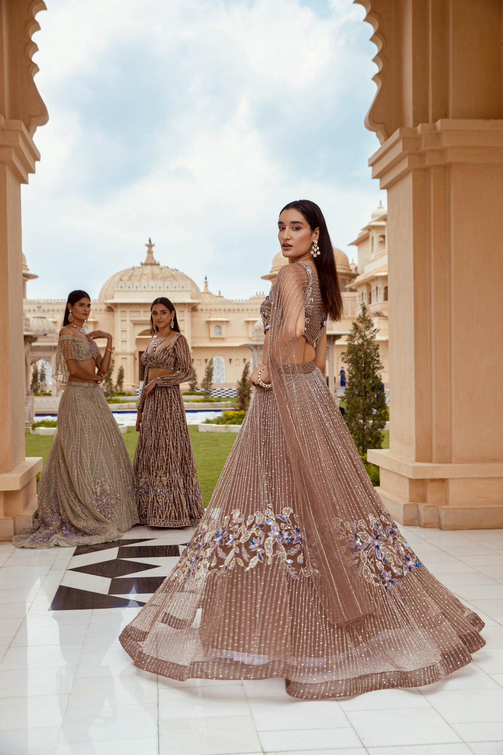 Zeba Lehenga - Exquisite Handcrafted Indian Ethnic Wear | AmitGT Couture