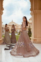 Zeba Lehenga - Exquisite Handcrafted Indian Ethnic Wear | AmitGT Couture