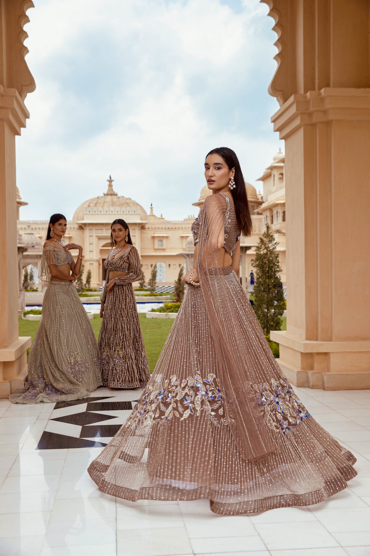 Zeba Lehenga - Exquisite Handcrafted Indian Ethnic Wear | AmitGT Couture