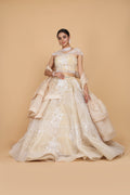 Bridal Lehenga Set with Bird Motif Embroidery - Handcrafted Elegance | AmitGT Couture