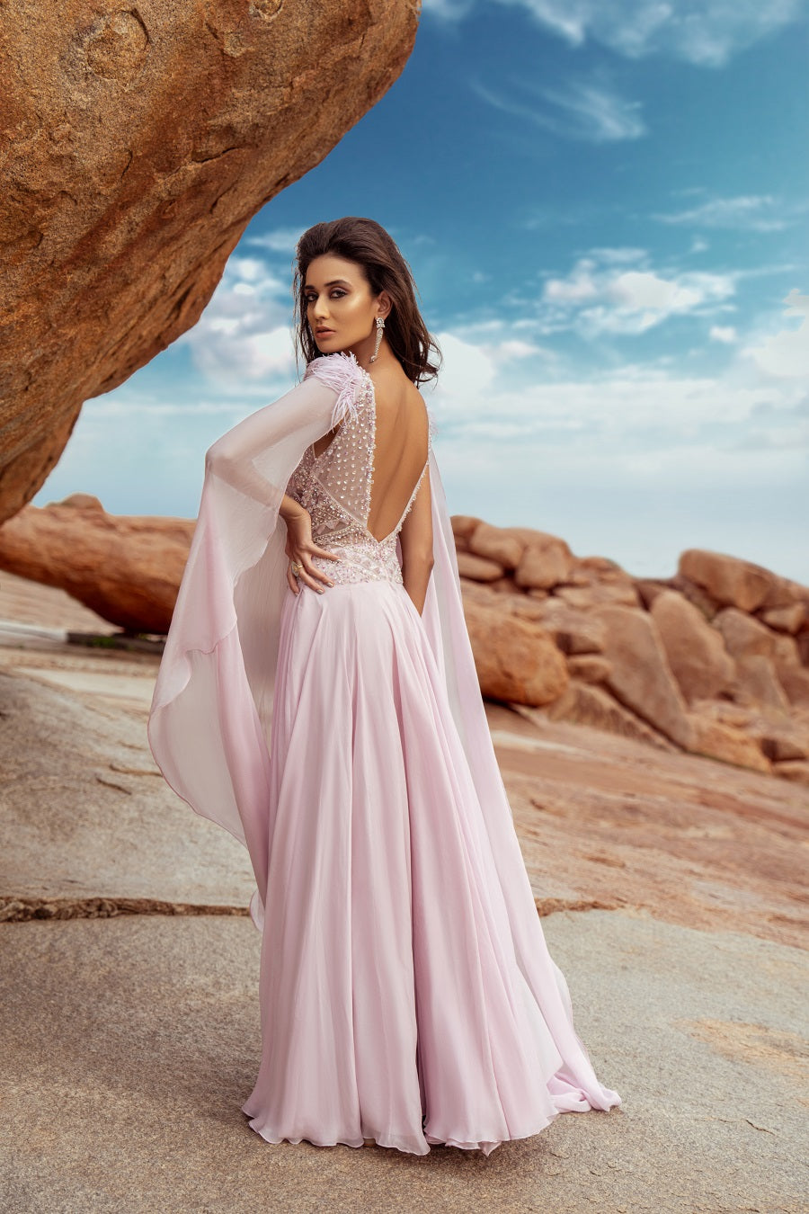 Maia Gown - Handcrafted Designer Dress for Special Occasions | AmitGT Couture"