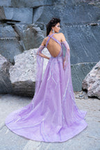 Aurora Chrystalis Gown - Handcrafted Designer Dress for Special Occasions | AmitGT Couture