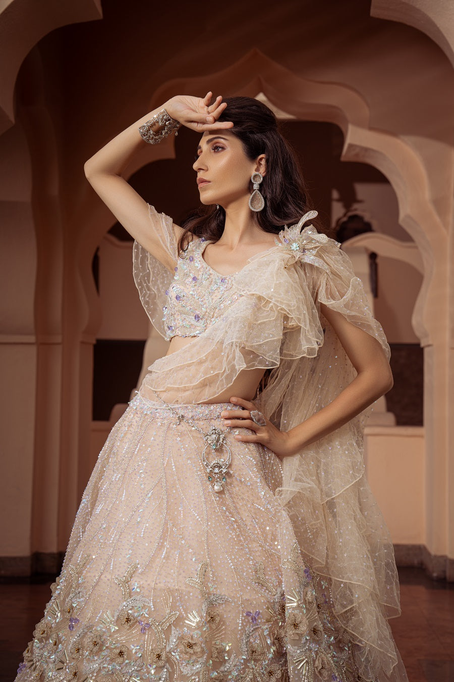 AURORA COSMOS LEHENGA