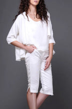 White Capri Pants