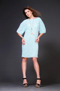 Fully Beaded Cloud Effect Dress - Handcrafted Luxury Fashion | AmitGT Couture