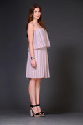 Camouflage Pleated Tiers Tunic Top
