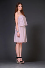 Camouflage Pleated Tiers Tunic Top