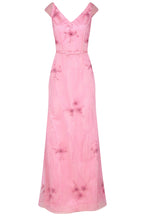 Honeycomb Beaded Floral Gown - Perfect for Any Occasion | AmitGT Couture