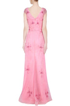 Honeycomb Beaded Floral Gown