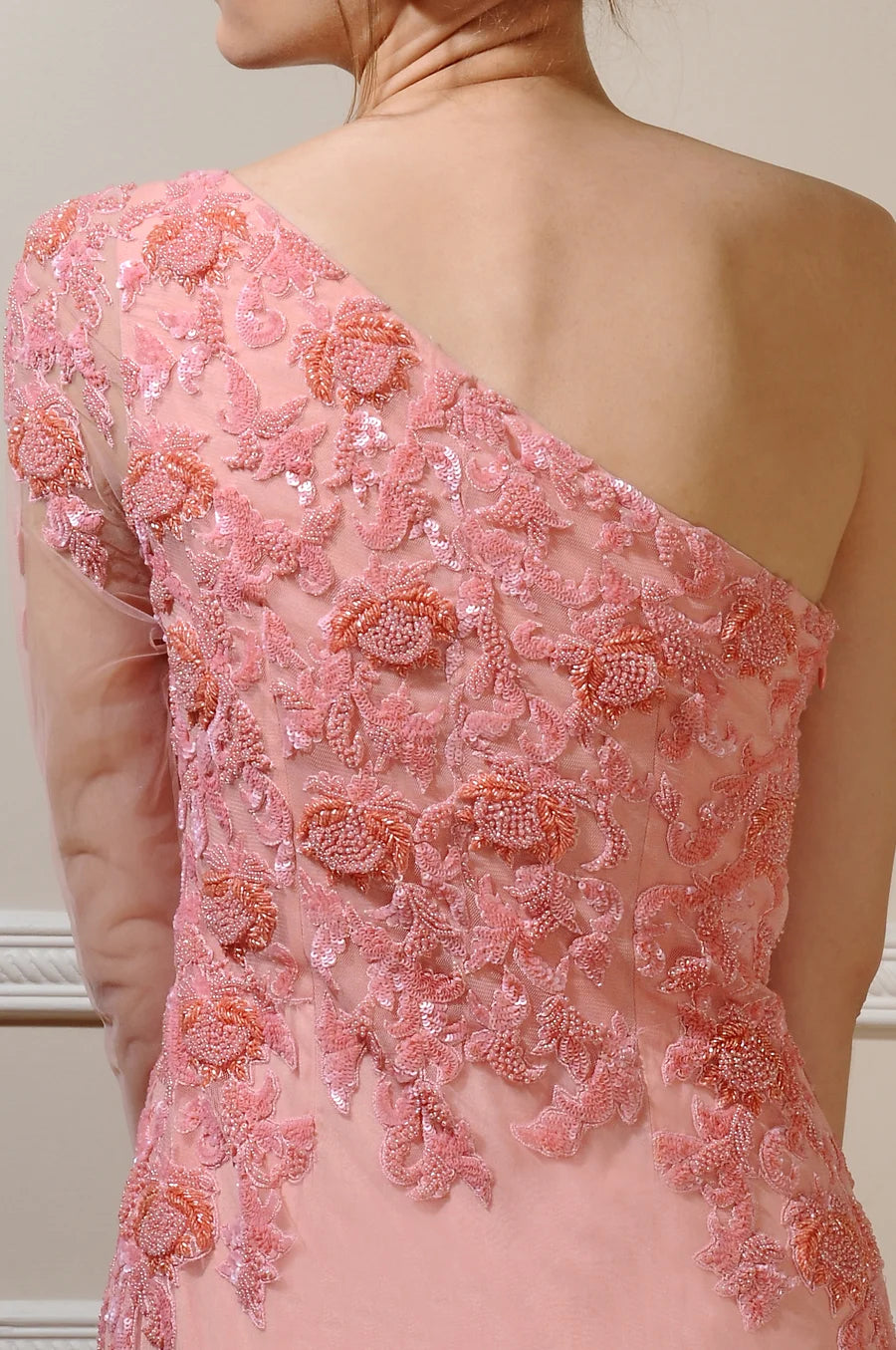 Intricately Hand Embroidered Mermaid Gown