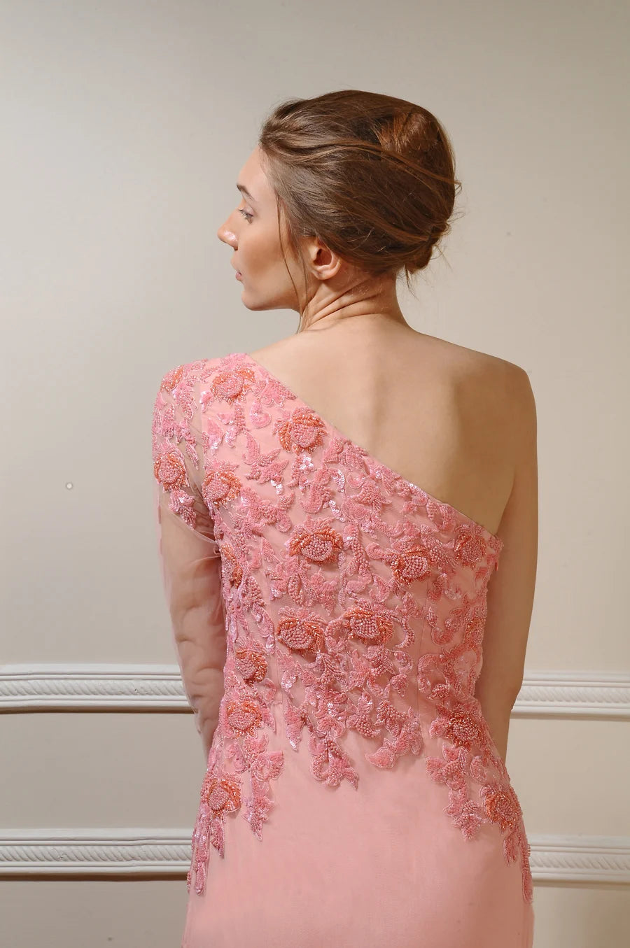 Intricately Hand Embroidered Mermaid Gown