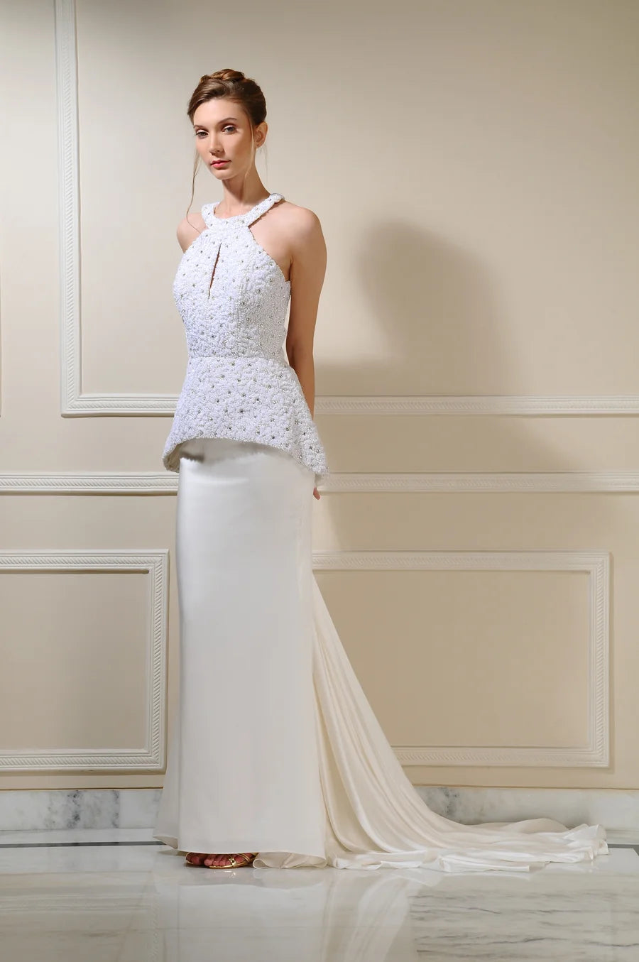 Elegant and Timeless Bridal Gown | AmitGT Couture