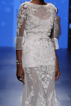 "Full Hand Embroidered White Gown -  Elegant Fashion | AmitGT Couture