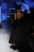 Black Ball Gown With  Belt