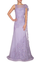 Calla Lilies Series Saree Gown  Elegant Fashion